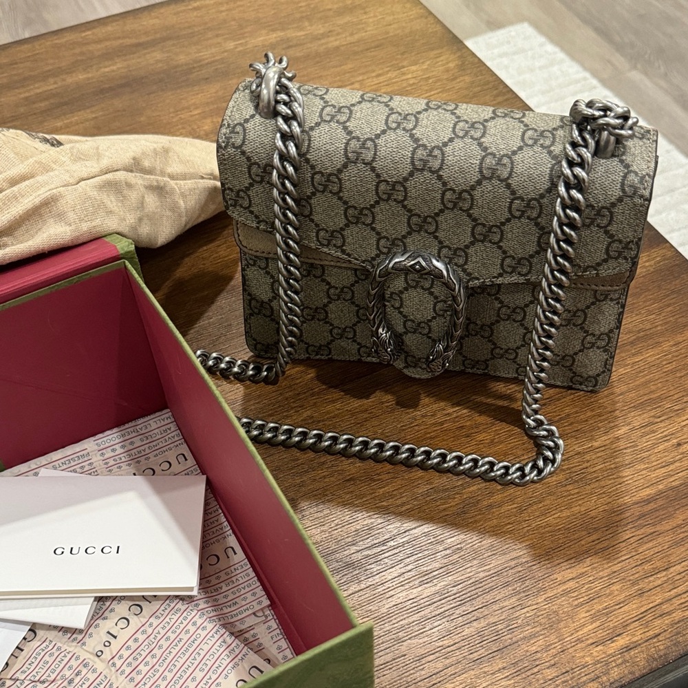 Gucci dionysus gg supreme suede